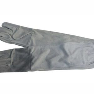 GLOVES 16″ CHROME LEATHER DOUBLE PALM SHOULDER