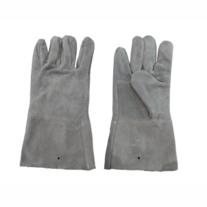 GLOVES 4″ CHROME LEATHER DOUBLE PALM WRIST