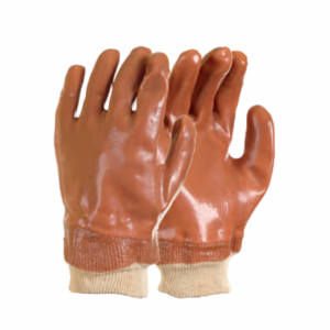 GLOVES BROWN KNIT WRIST STD