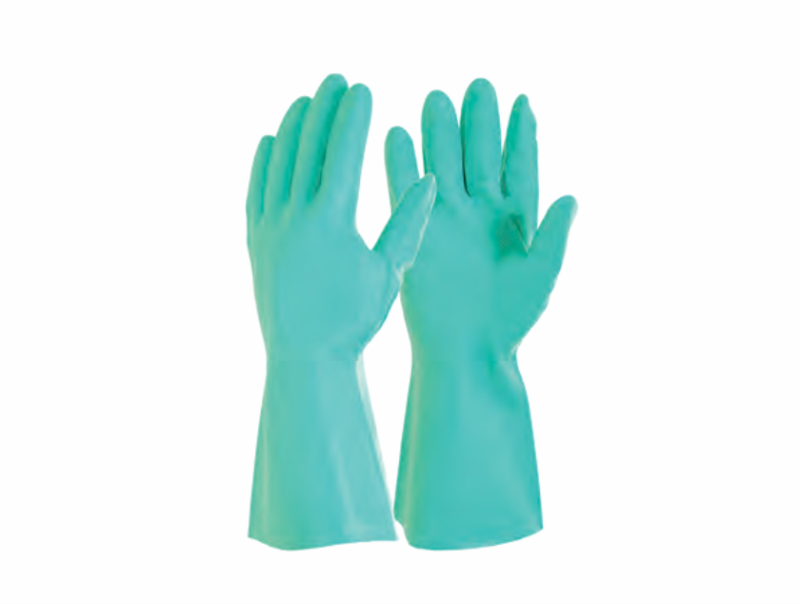 GLOVES GREEN NITRILE
