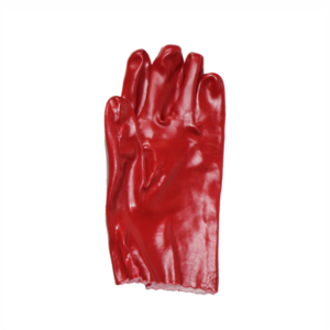 GLOVES RED 27cm OPEN CUFF