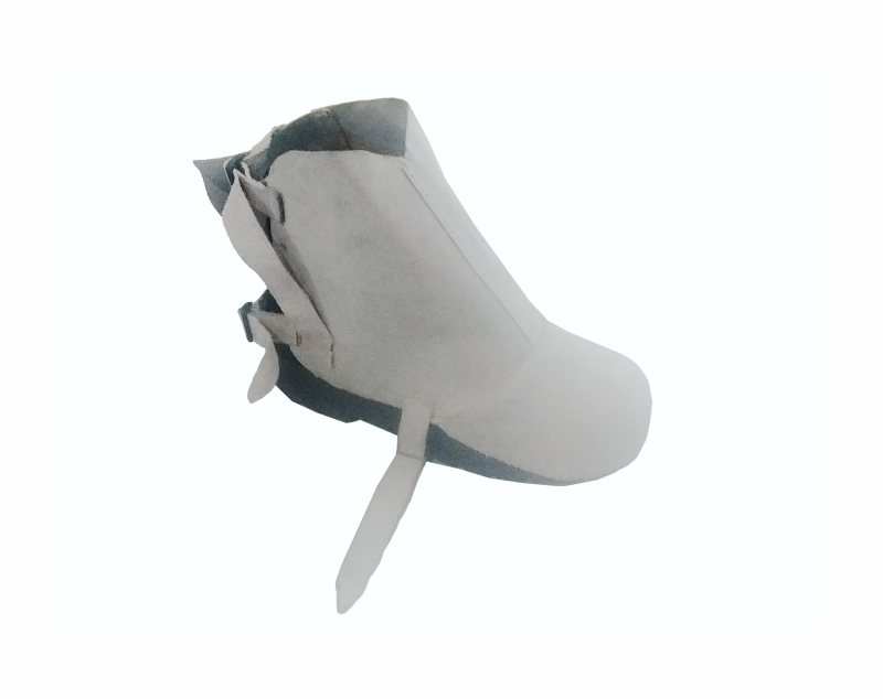 SPATS CHROME LEATHER ANKLE