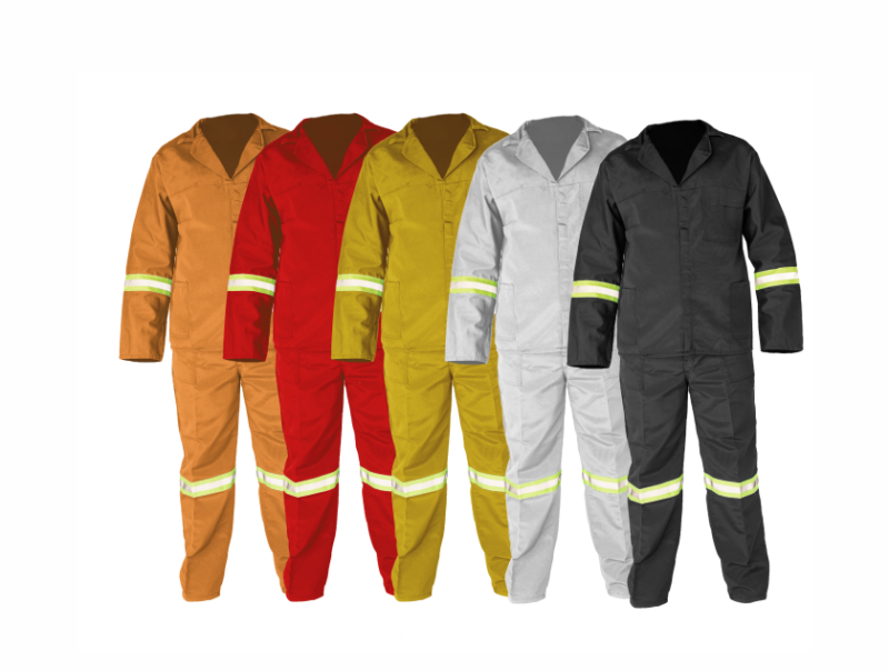 WORK SUIT POLYCOTTON – REFLECTIVE