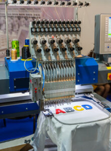 Professional sewing machine embroidery