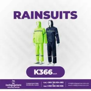 Rainsuits Lusaka Zambia K366