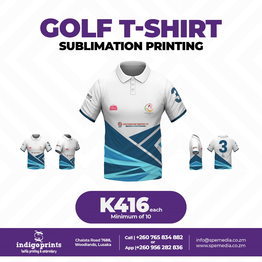 Best Golf Polo Shirt Sublimation Printing Zambia IndigoPrints Lusaka K416 Best Golf Polo Shirt Sublimation Printing Zambia IndigoPrints Lusaka K416