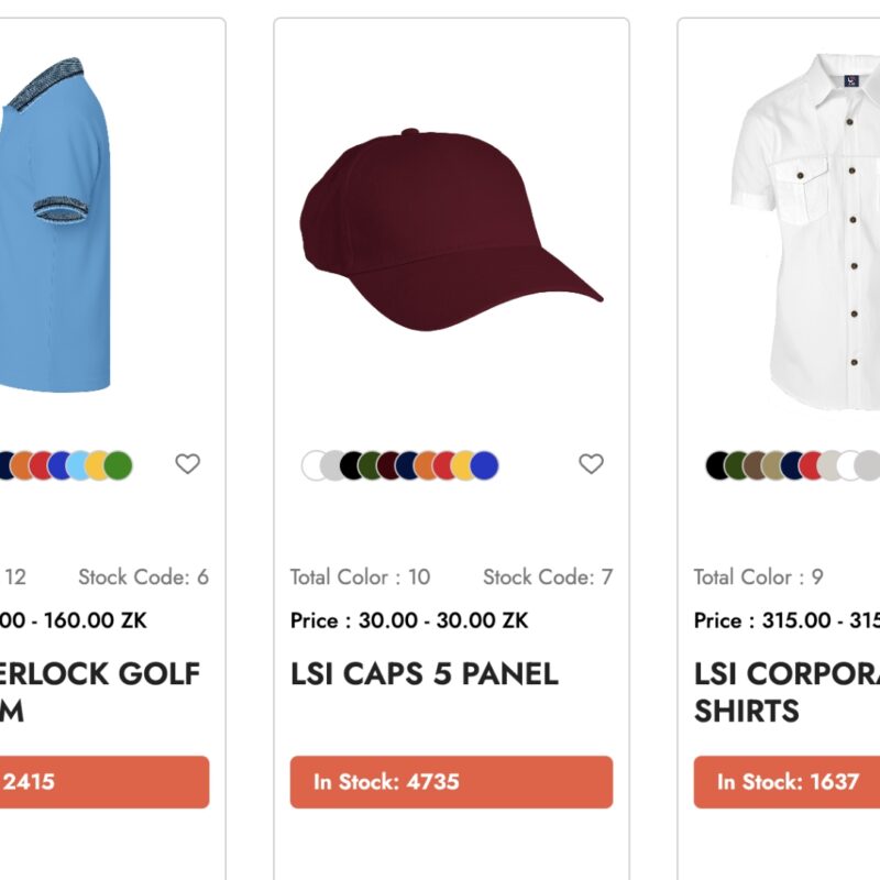 LSI Premium Stripe Golf Shirts